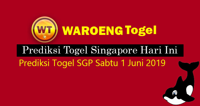 Prediksi Togel Singapore Sabtu, 1 Juni 2019