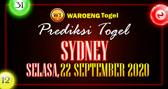 Prediksi Togel Sydney Selasa 22 September 2020