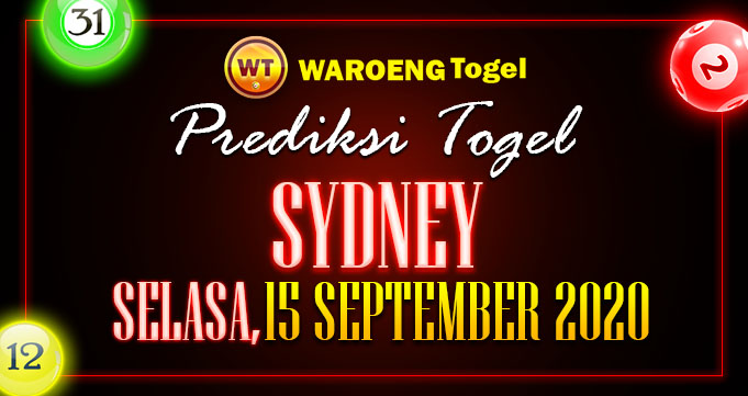 Prediksi Togel Sydney Selasa 15 September 2020