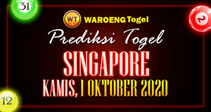 Prediksi Togel Singapura Kamis 1 Oktober 2020