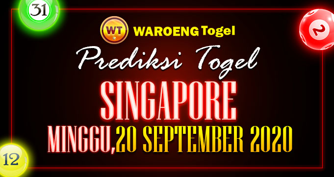 Prediksi Togel Singapura Minggu 20 September 2020