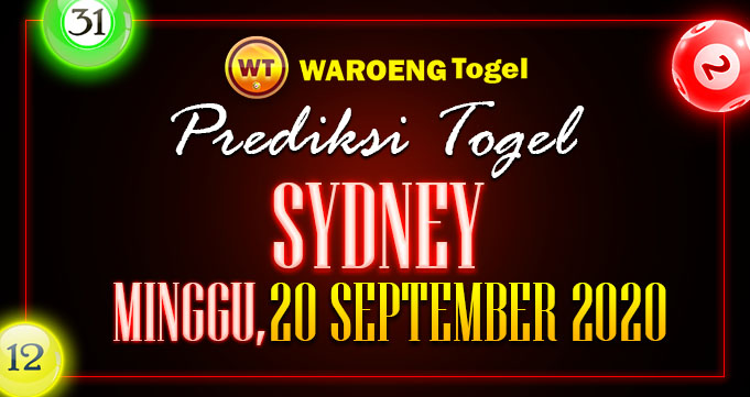 Prediksi Togel Sydney Minggu 20 September 2020