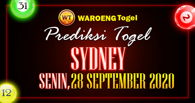 Prediksi Togel Sydney Senin 28 September 2020
