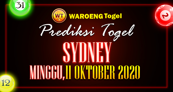 Prediksi Togel Sydney Minggu 11 Oktober 2020