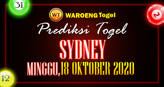 Prediksi Togel Sydney Minggu 18 Oktober 2020