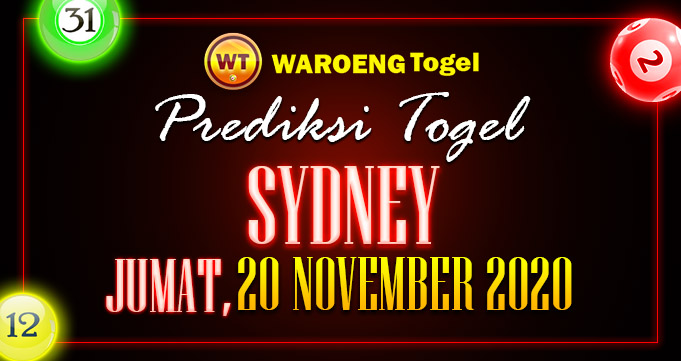 Prediksi Togel Sydney Jumat 20 November 2020