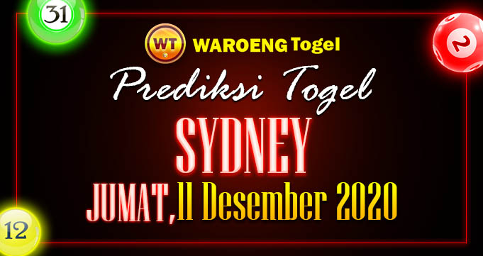 Prediksi Togel Sydney Jumat 11 Desember 2020