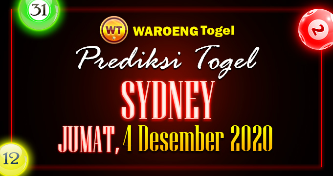 Prediksi Togel Sydney Jumat 4 Desember 2020