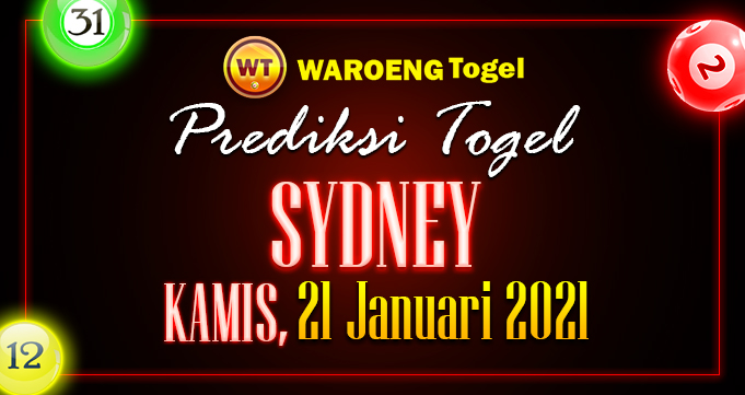 Prediksi Togel Sydney Kamis 21 Januari 2021