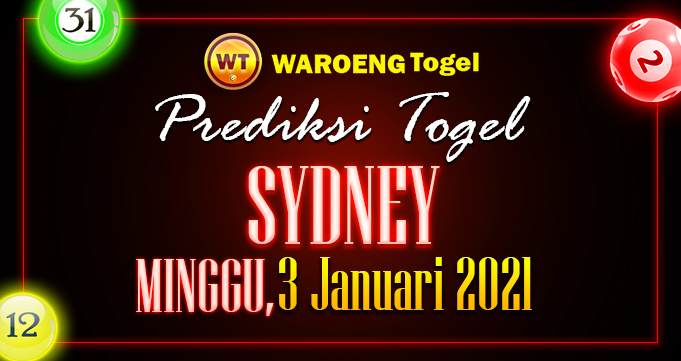 Prediksi Togel Sydney Minggu 3 Januari 2021