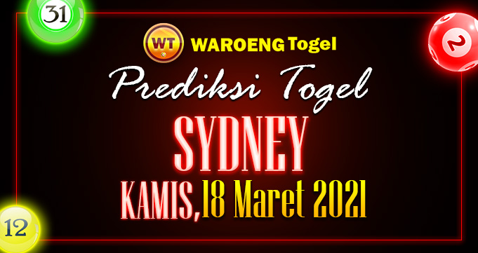Prediksi Togel Sydney Kamis 18 Maret 2021