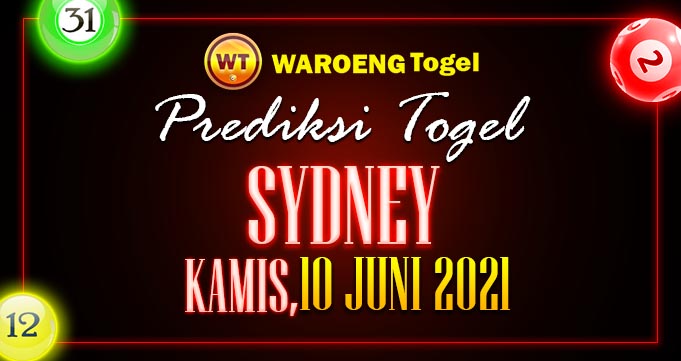 Prediksi Togel Sydney Kamis 10 Juni 2021