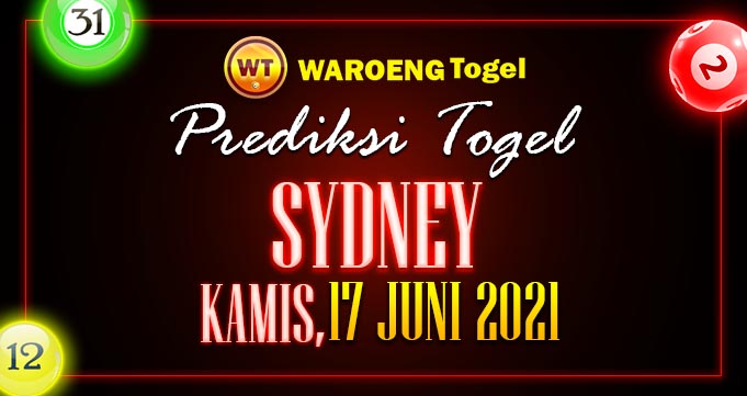 Prediksi Togel Sydney Kamis 17 Juni 2021