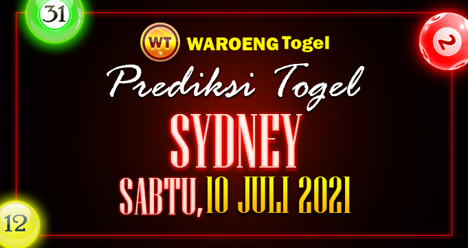 Prediksi Togel Sydney Sabtu 10 Juli 2021