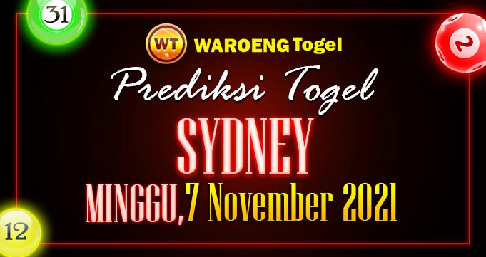 Prediksi Togel Bocoran Sydney Minggu 7 November 2021