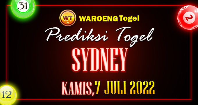 Prediksi Togel Bocoran Sydney Kamis 7 Juli 2022