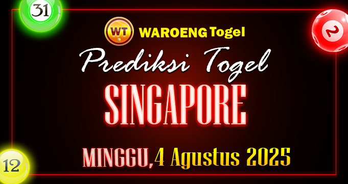 Prediksi Togel Bocoran SGP Senin 4 Agustus 2025