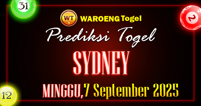 Prediksi Togel Bocoran SDY Sabtu 7 September 2025