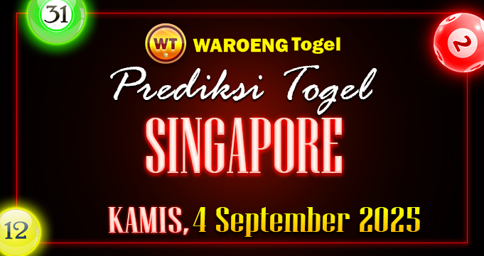 Prediksi Togel Bocoran SGP Kamis 4 September 2025
