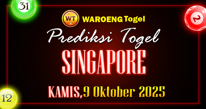 Prediksi Togel Bocoran SGP Kamis 9 Oktober 2025