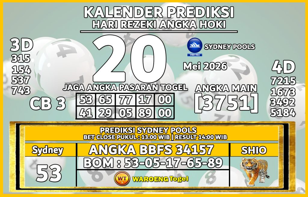 Prediksi Togel Bocoran SDY Minggu 31 Mei 2026