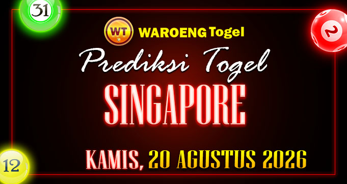 Prediksi Togel Bocoran SGP Kamis 20 Agustus 2026