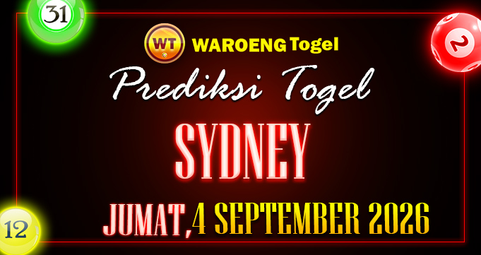Prediksi Togel Bocoran SDY Jumat 4 September 2026