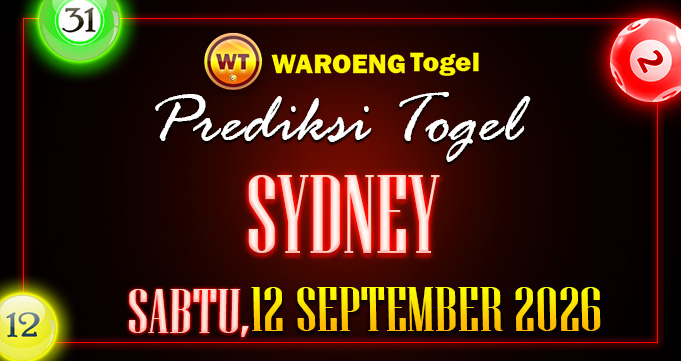 Prediksi Togel Bocoran SDY Sabtu 12 September 2026