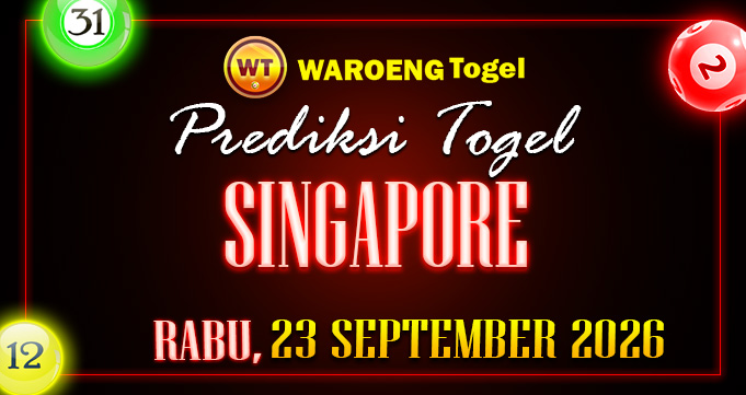 Prediksi Togel Bocoran SGP Rabu 23 September 2026